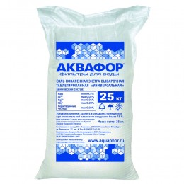 Фирменная соль Аквафор в Большом Камене