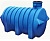 Пластиковая емкость 3200 л цилиндрическая горизонтальная на опорах (код J3500ФК2) в Большом Камене